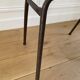 Industrial chair, vintage school chair, wood and metal