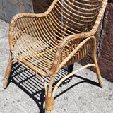 Rattan armchair (60s/70s)