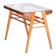 Mid-Century Console Table in Oak, Glass, Czech, 1950s