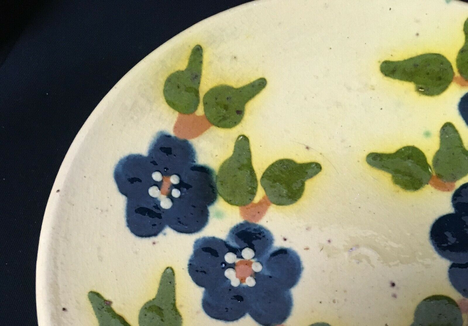 Plate glazed earth Marnaz Sciez Savoie savoyard