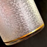 Napoleon III frosted crystal toilet set by Saint Louis