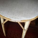Rattan stool / plant rest - 1970s