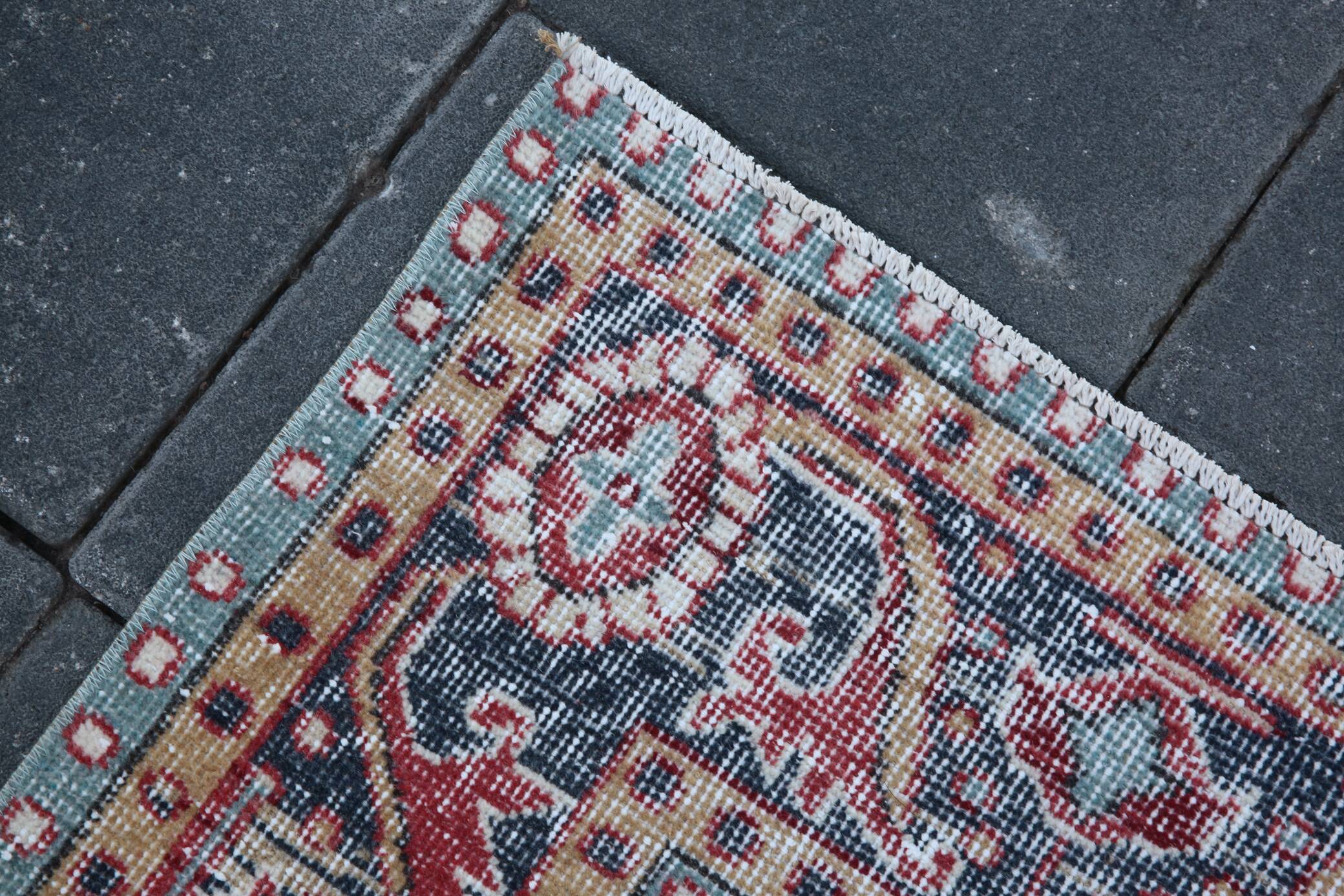 Vintage Persian Brick Red Rug, Hand Knotted Oriental Carpet, 209x325 Cm