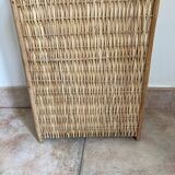 Vintage wicker wall shelf