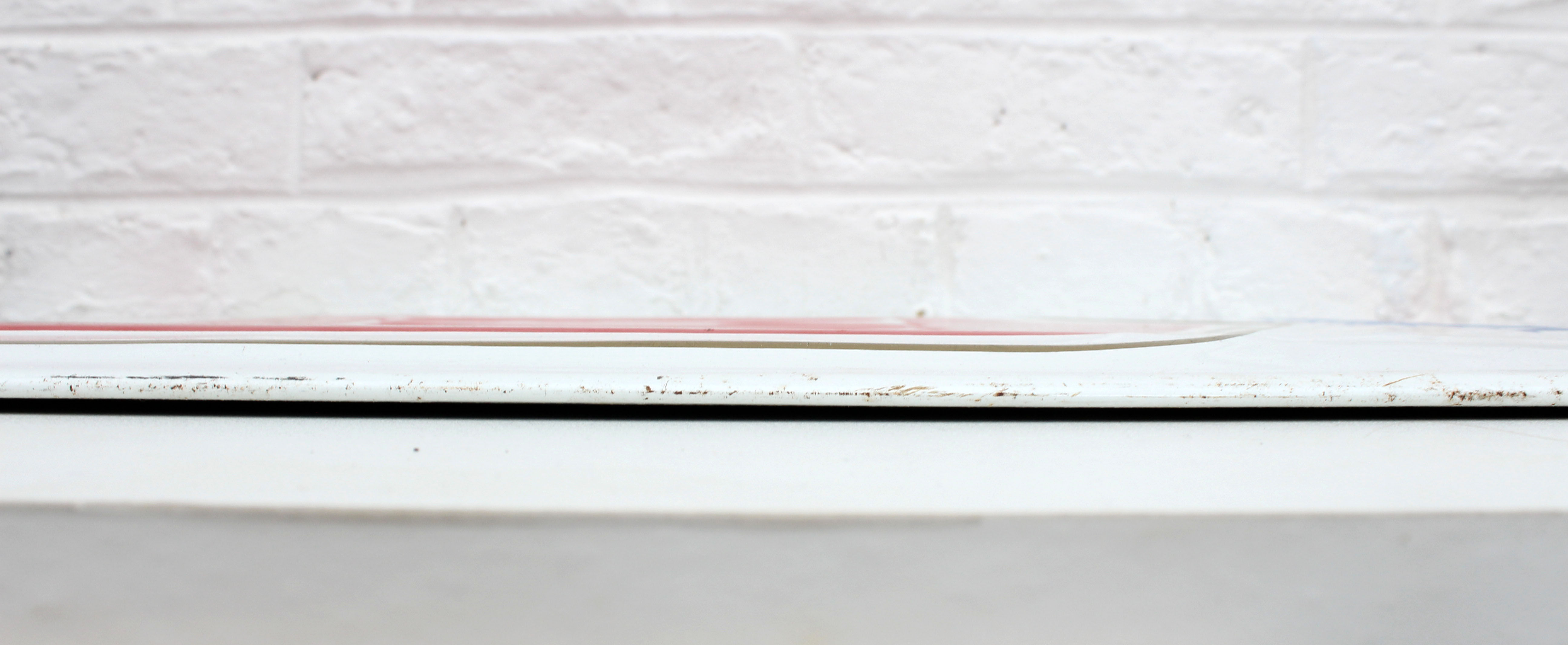 Large vintage German advertising metal sign, Lux cigarette