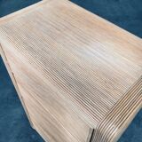 Vintage Rattan High Chest of Drawers, 1980s