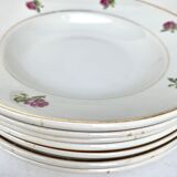 Antique earthenware soup plates