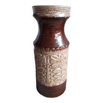 Vase West Germany, décor floral