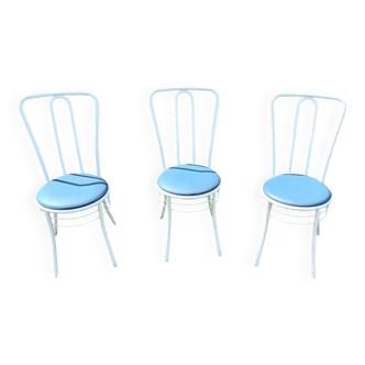 Set of 3 Rodet bistro chairs