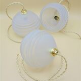 Hanging small vintage globe