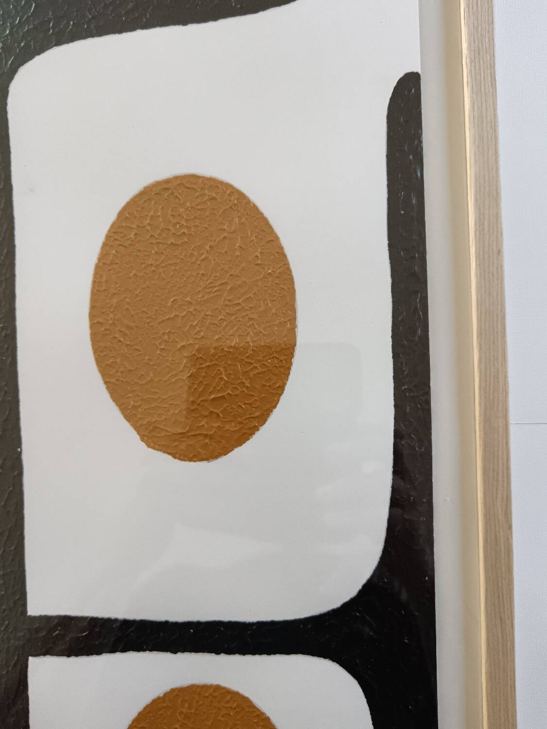 Acrylic on canvas paper, framed