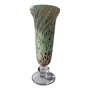 Vase ancien piédouche - verre