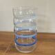 5 vintage orangeade glasses