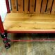 Iron and wood table, professional furniture