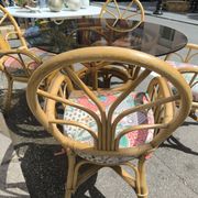 Rattan lounge set