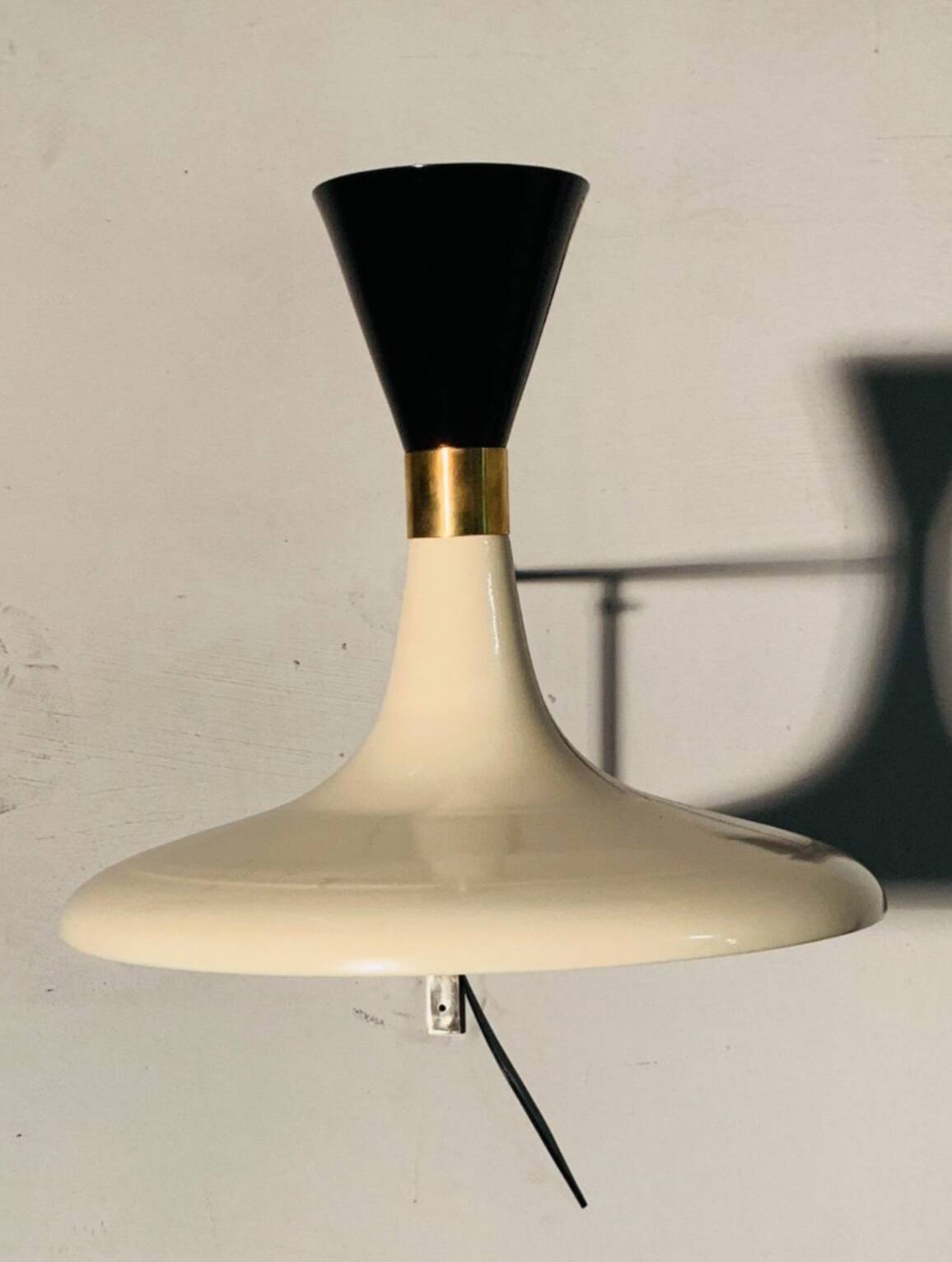 Lampada da parete vintage, anni '60