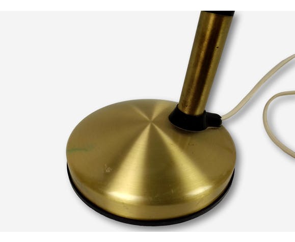 Gold and black metal desk lamp