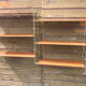 Modular shelves for 60 years in metal