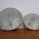 Large German Glass Ceiling Lights, Set of 2, 1960s
