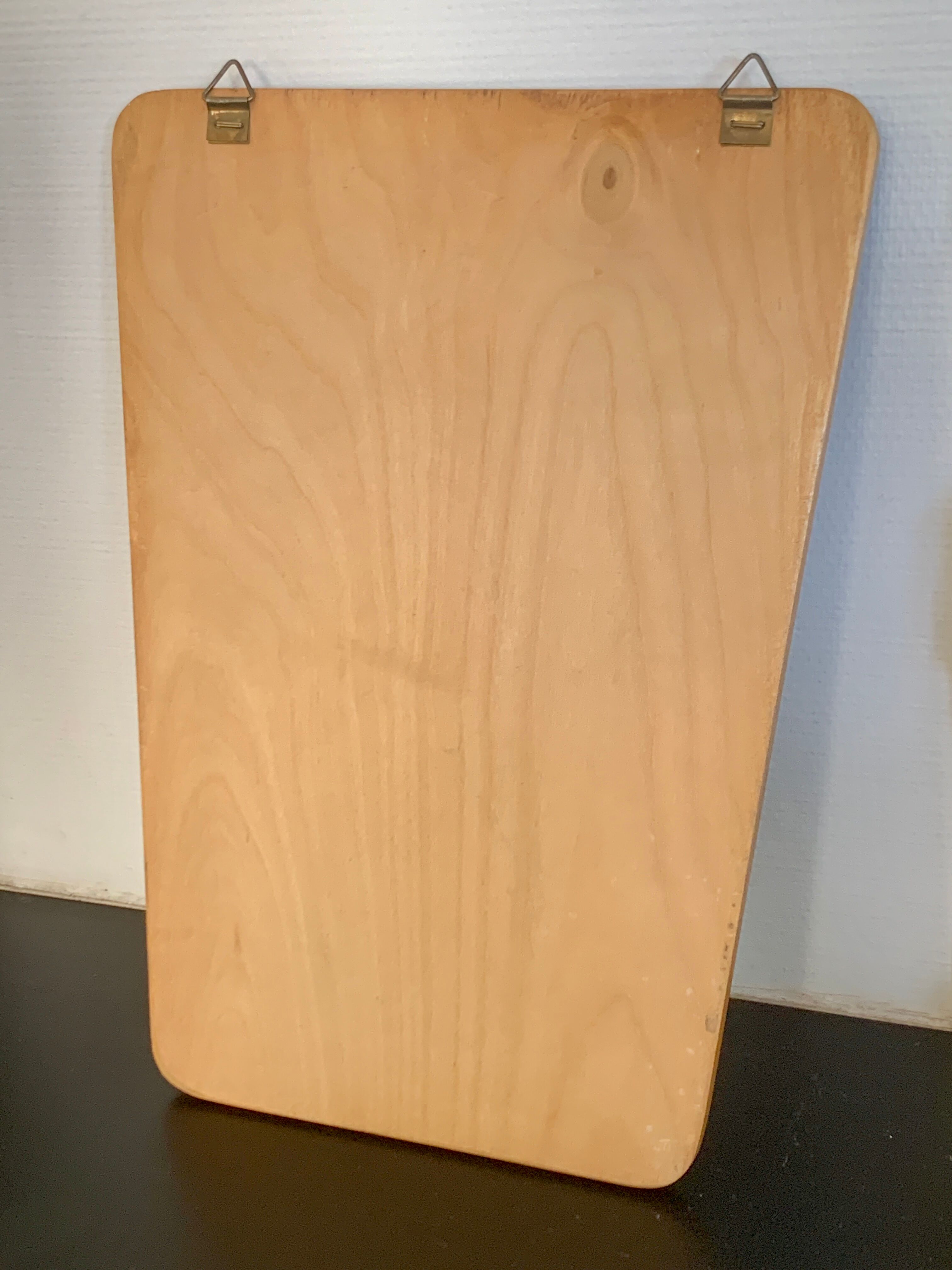 Mirror mirror ovoid Scandinavian 60's