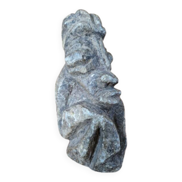 Statue Pomdo du peuple Kissi de Guinée en pierre sculptée — Beyit