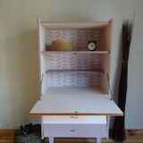 Secrétaire commode vintage relooké