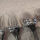 2 spoons 2 forks silver plated dessert Christofle Marly