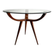 Mid-Century Italian Wooden Coffee Table, Attr. To Melchiorre Bega, Italy, 1950s