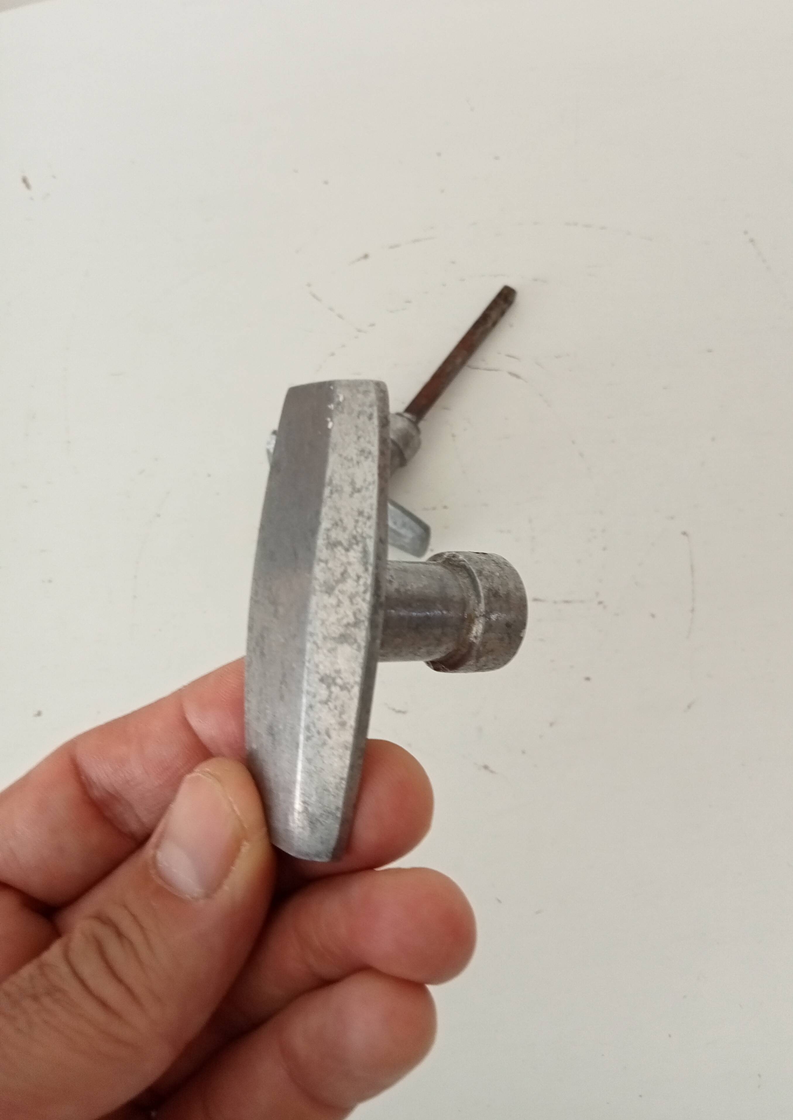 Paire de poignées de porte anciennes art déco