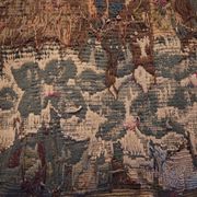 Tapisserie de laine "Verdure Flamande" de la manufacture Robert Four