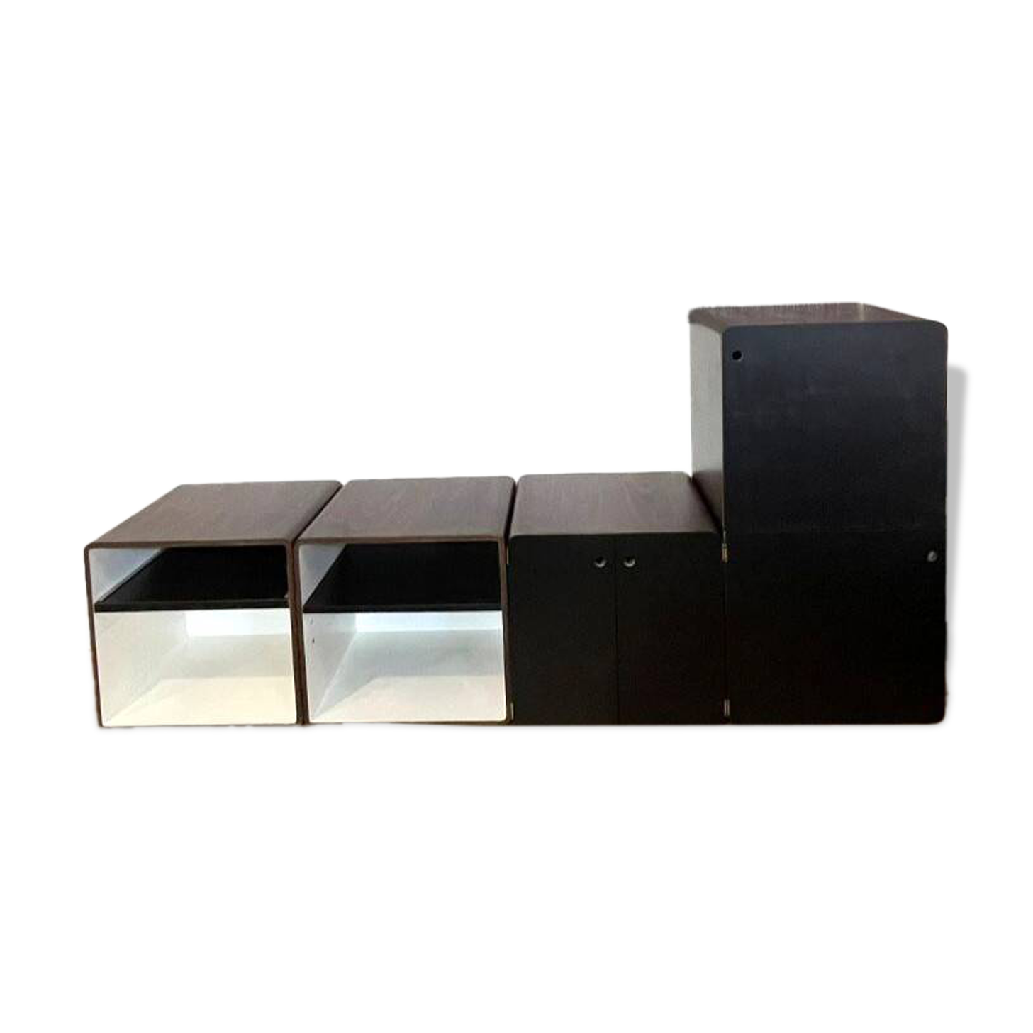 Modular enfilade Space Age vintage 1970s – 4 modules