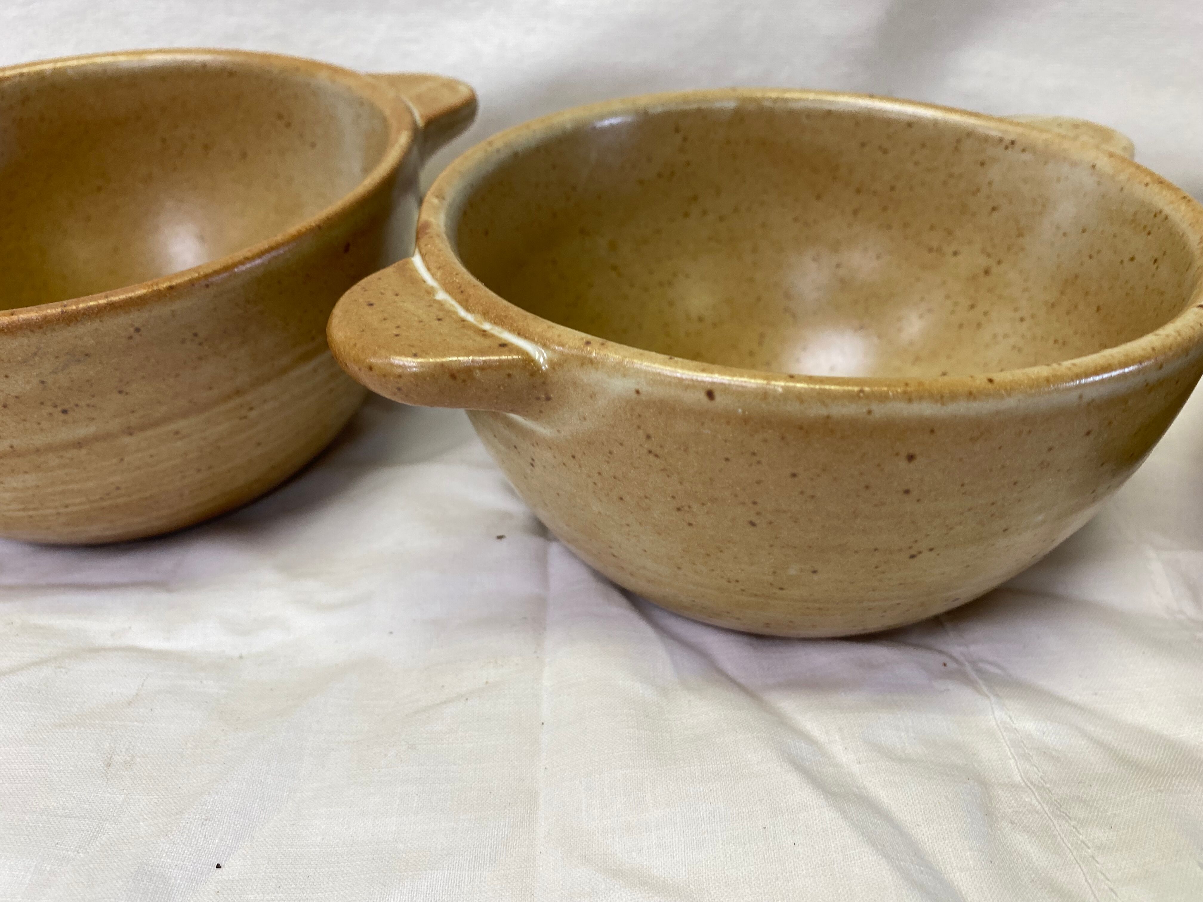 Set of 3 stoneware bowls