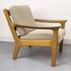 Danish Oak Lounge Chair and Ottoman by Juul Kristensen