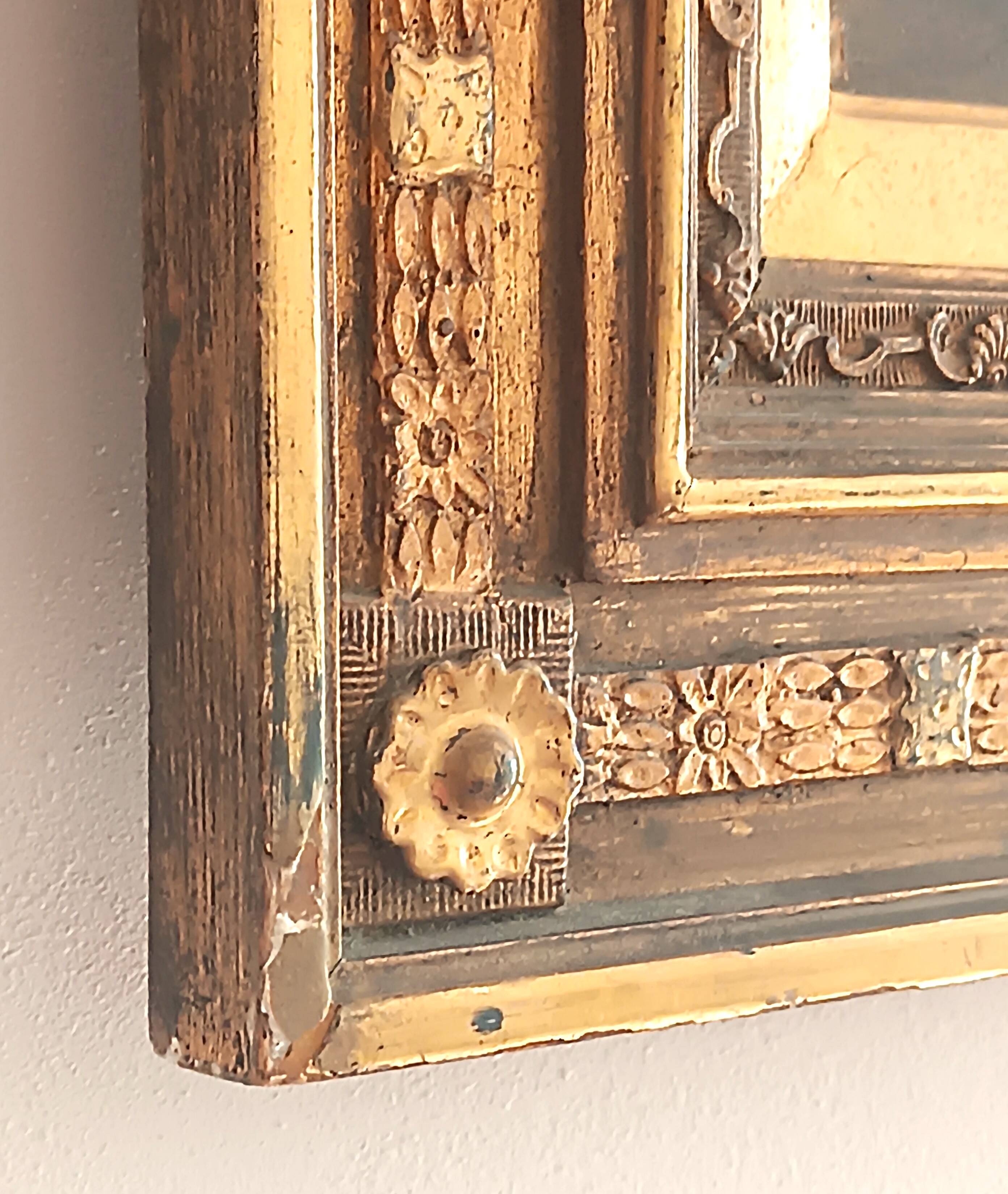 Hermann solbrig (1853-1942) painting, oil on panel, shepherdess and her troupe