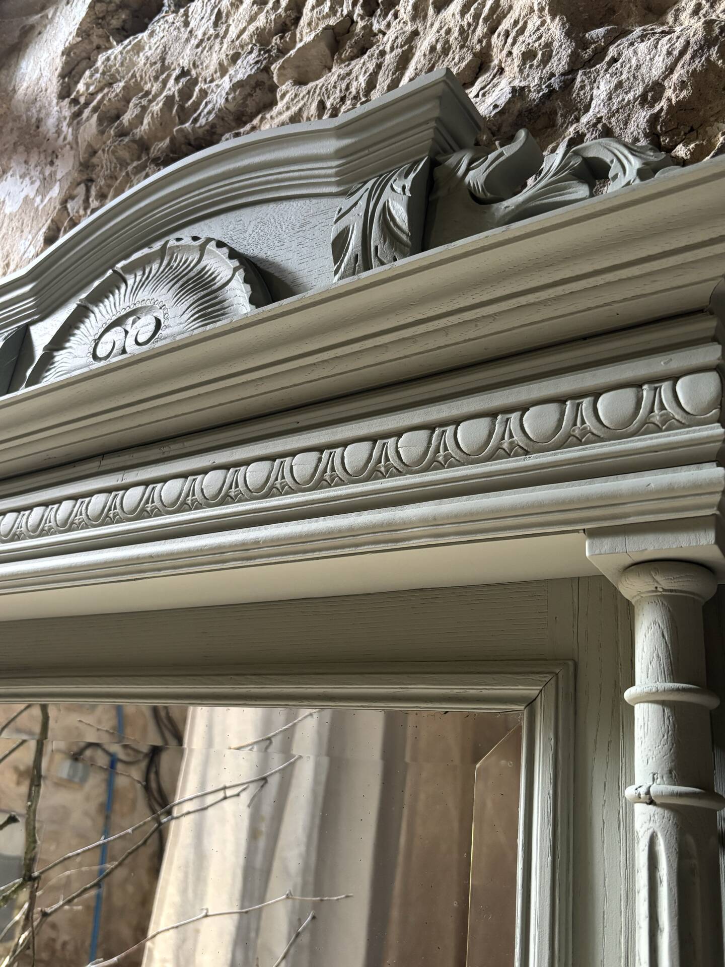 Napoleon III style mirror