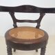 Chaise ancienne de style Louis Philippe en bois et cannage