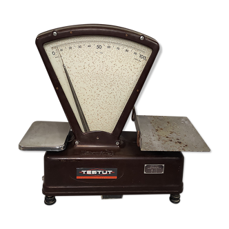 Old Testut grocery scale 1950