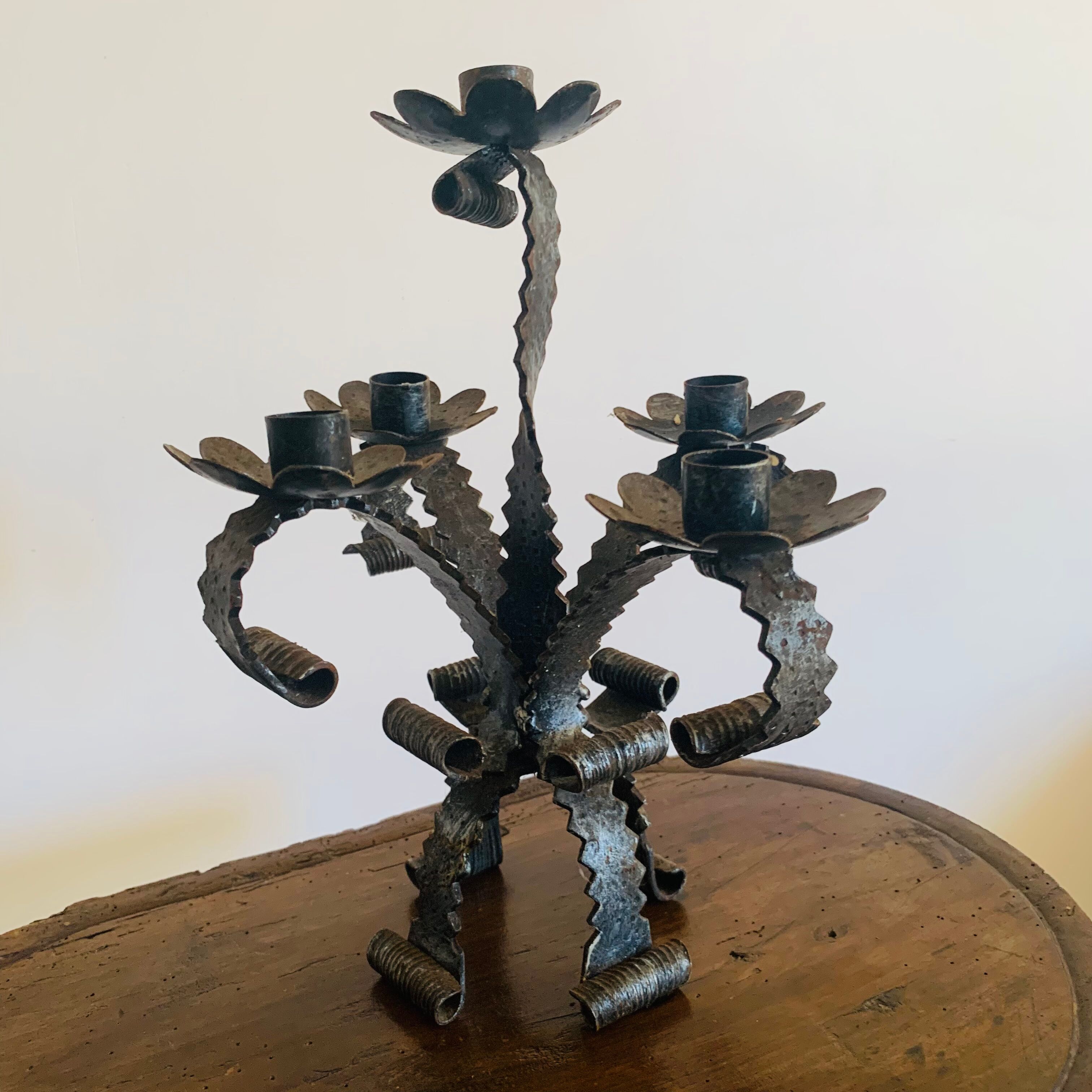 Wrought iron chandelier