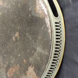 Old hand-painted metal top