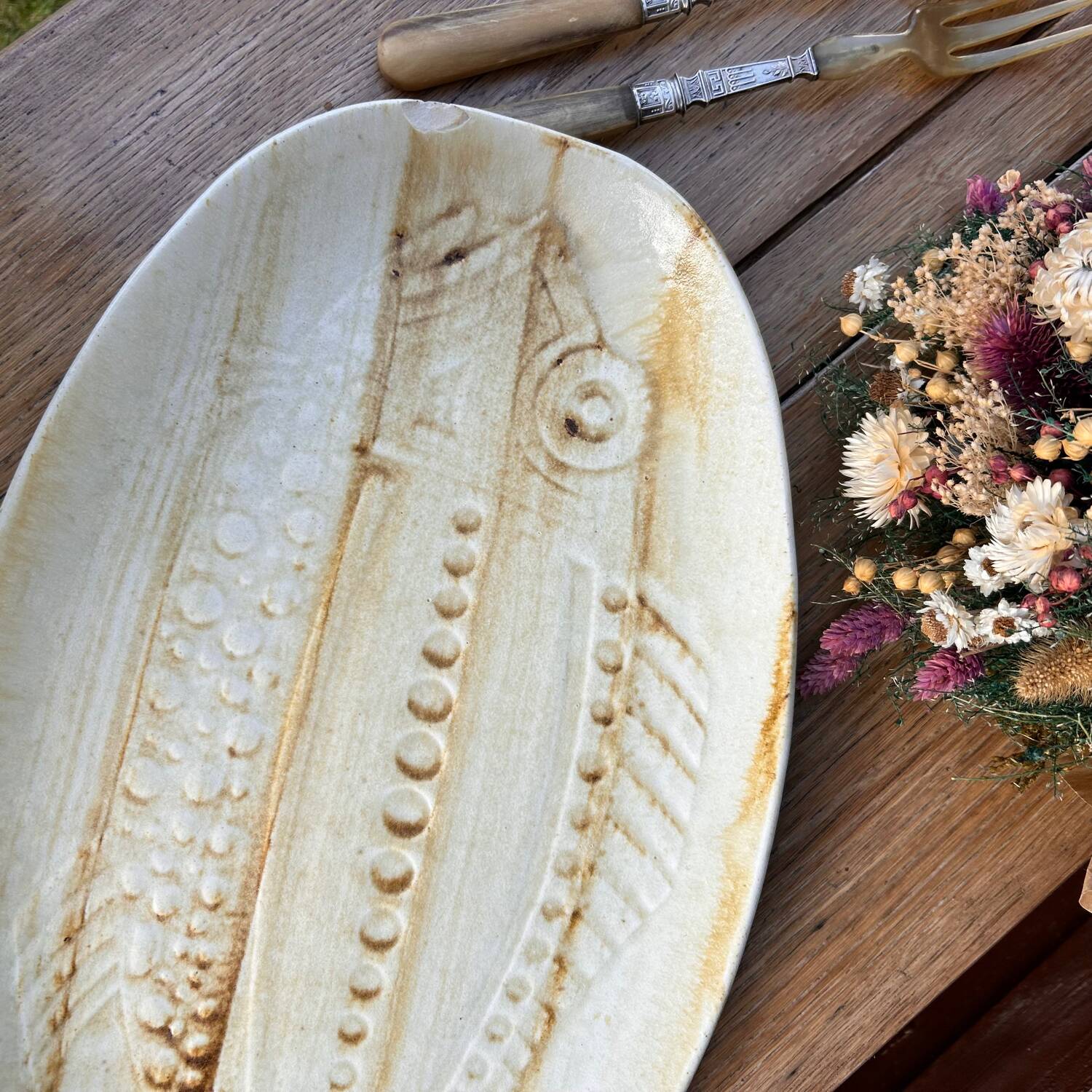 Vintage fish dish Longchamp 1950/70