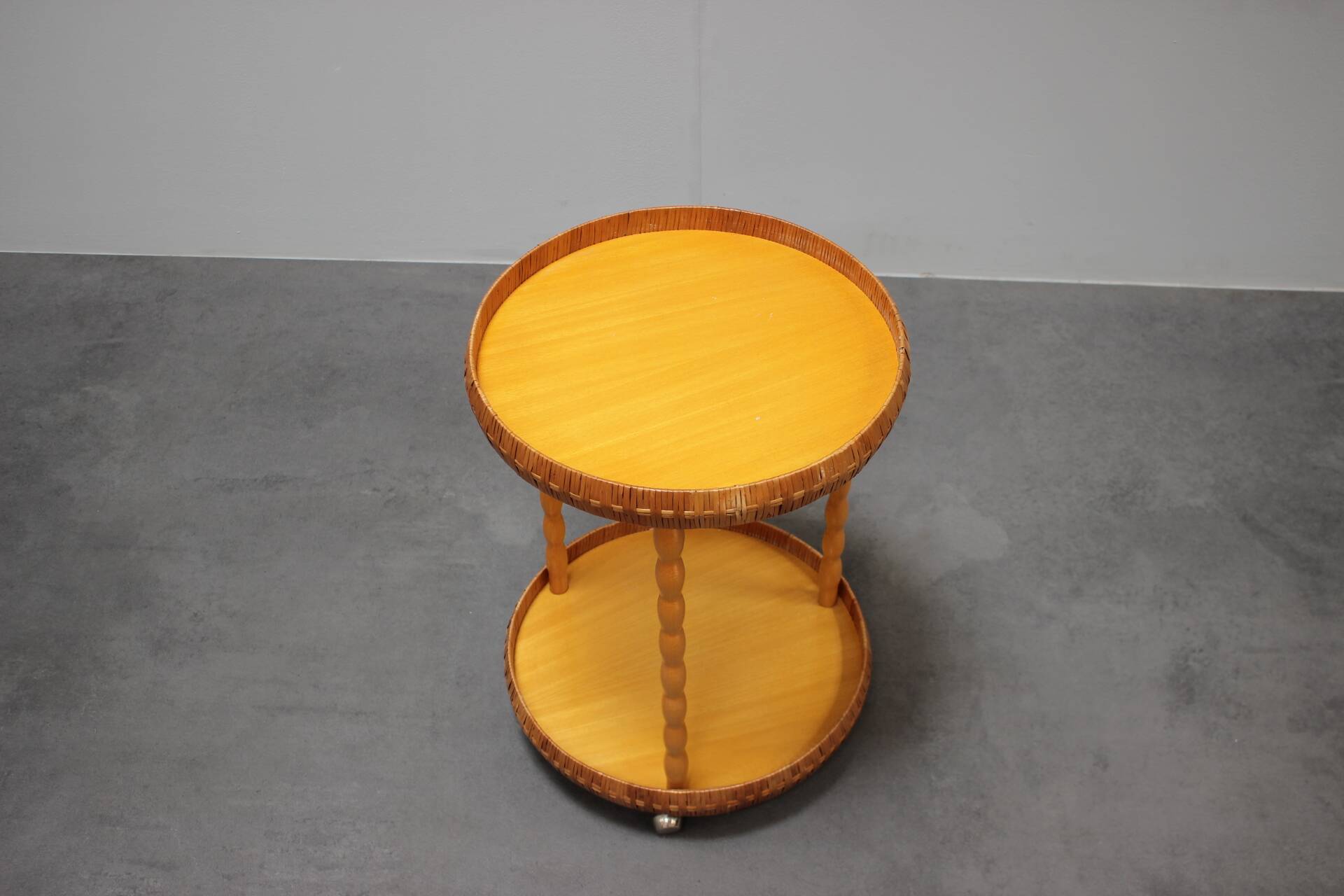 Mid-Century Table on Wheels, 1970s, Czechoslovakia