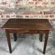 Side table / small desk in waxed walnut fir 1900s/1920s