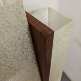 Danish floor lamp in teak and pearly resin from the 50s/60s