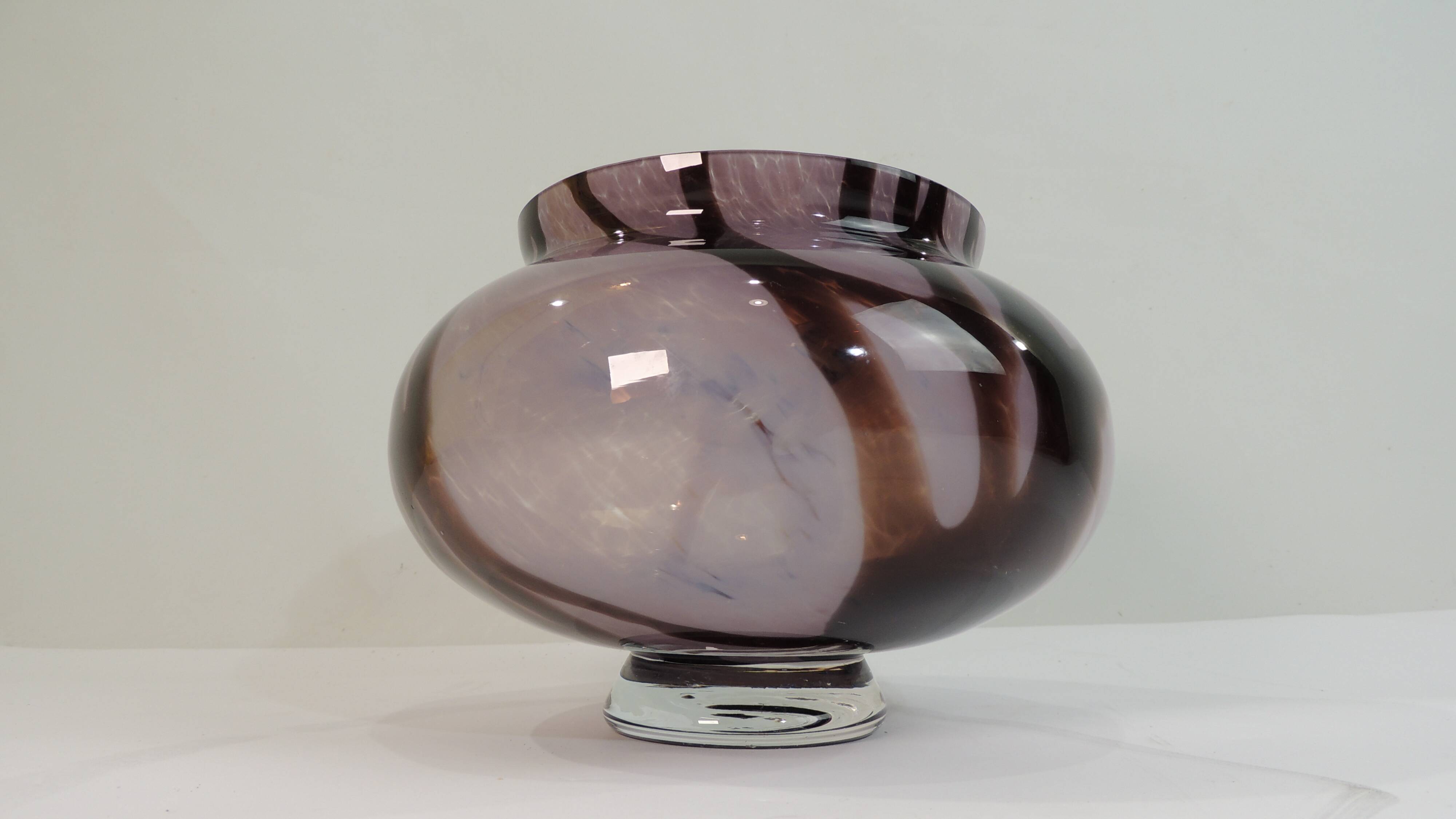 Blown glass vase / Antique Murano style glass vase