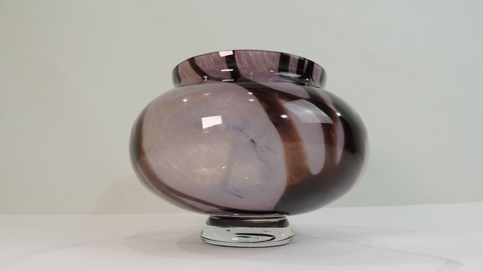 Blown glass vase / Antique Murano style glass vase