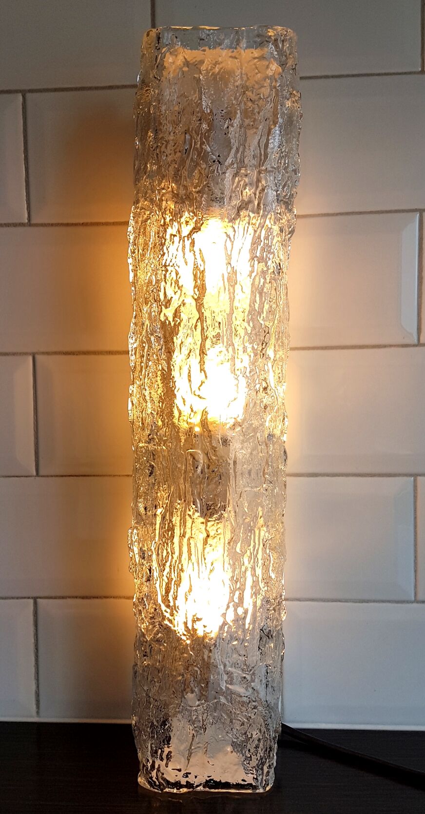 Kaiser leuchten ice glass wall lamp