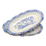2 vintage porcelain raviars theresia pattern seltmann weiden bavaria