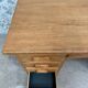 Oak half-minister's desk (renovated)
