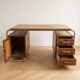Vintage industrial desk in wood and metal