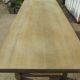 Farm table in washed oak